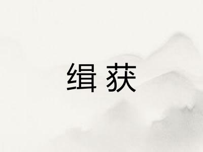 缉获 缉获