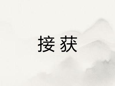接获 接获