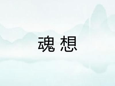 魂想
