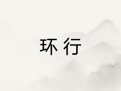 环行 环行