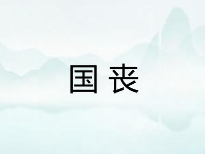 国丧 国丧