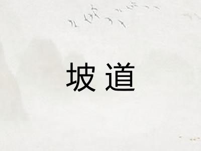 坡道 坡道