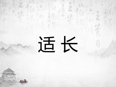 适长 适长