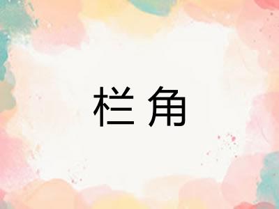 栏角 栏角