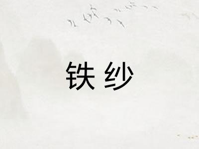 铁纱 铁纱