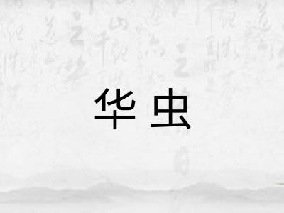 华虫 华虫