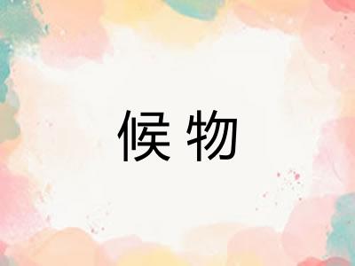 候物 候物