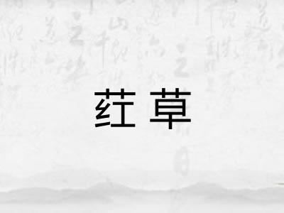 荭草 荭草
