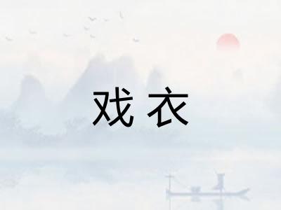 戏衣 戏衣