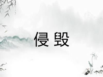 侵毁