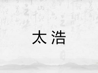 太浩