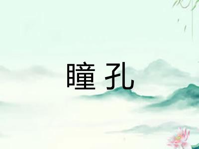 瞳孔 瞳孔