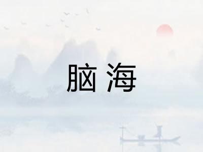 脑海