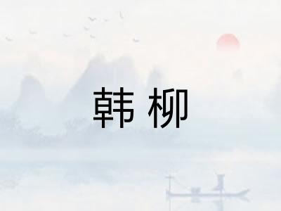 韩柳