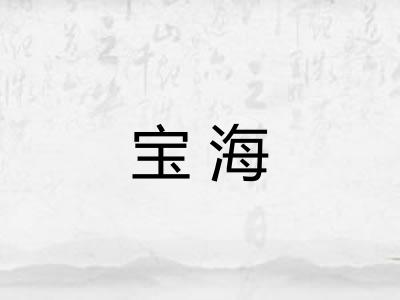 宝海 宝海