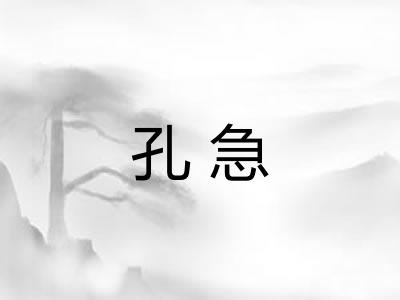 孔急 孔急