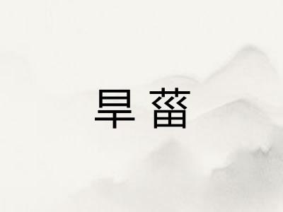 旱菑 旱菑