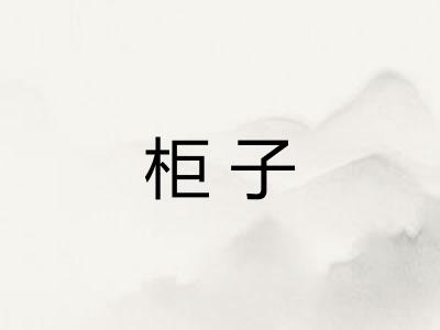 柜子 柜子