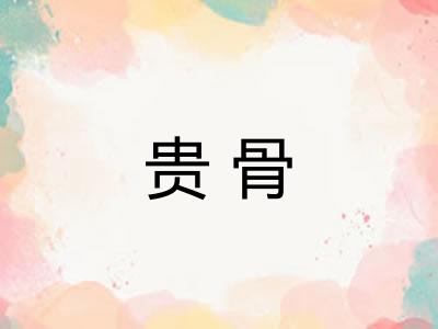 贵骨 贵骨