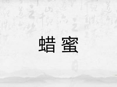蜡蜜 蜡蜜