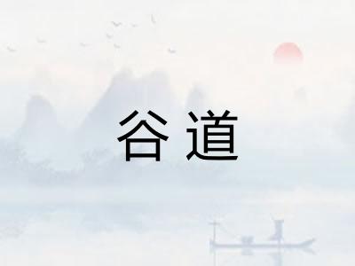 谷道 谷道