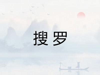 搜罗