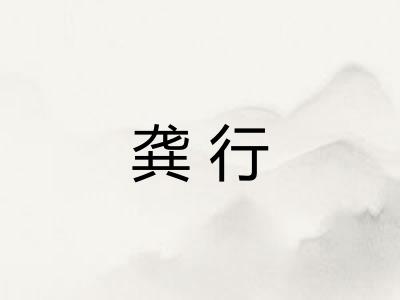 龚行 龚行