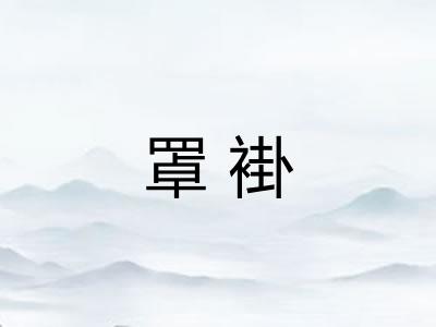 罩褂 罩褂
