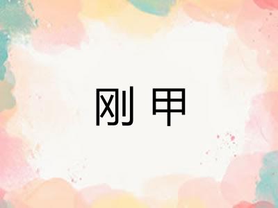 刚甲 刚甲