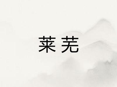 莱芜 莱芜