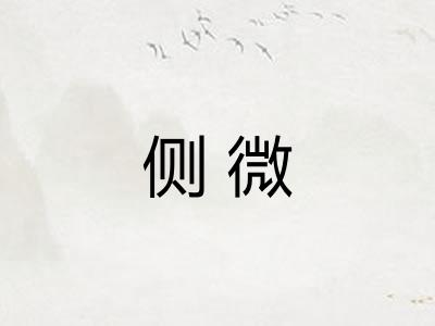 侧微