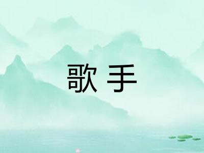 歌手 歌手