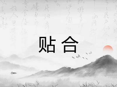 贴合 贴合