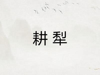 耕犁 耕犁