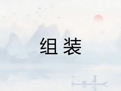组装 组装