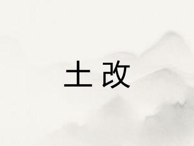 土改 土改