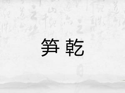 笋乾 笋乾