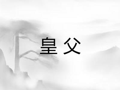 皇父 皇父