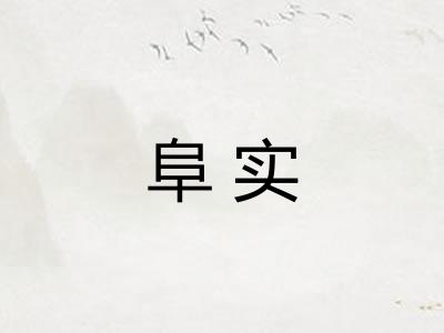阜实 阜实
