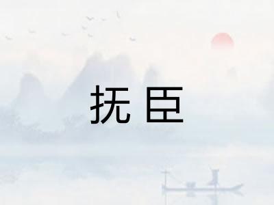 抚臣 抚臣