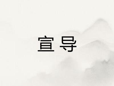 宣导 宣导