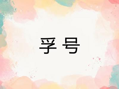 孚号 孚号