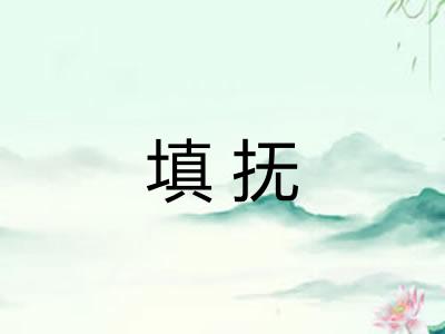 填抚 填抚