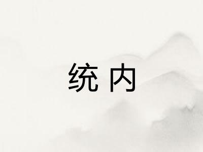 统内 统内