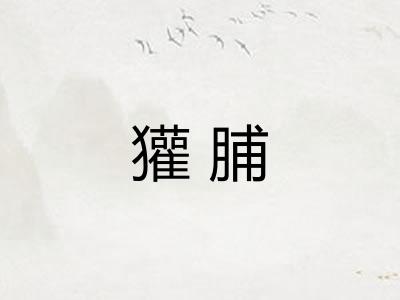 獾脯