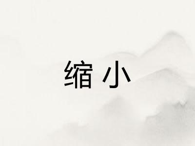 缩小 缩小