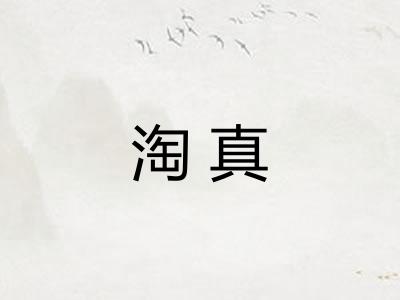 淘真