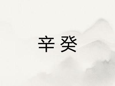 辛癸
