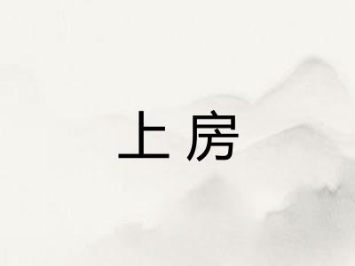 上房 上房