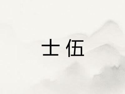 士伍 士伍